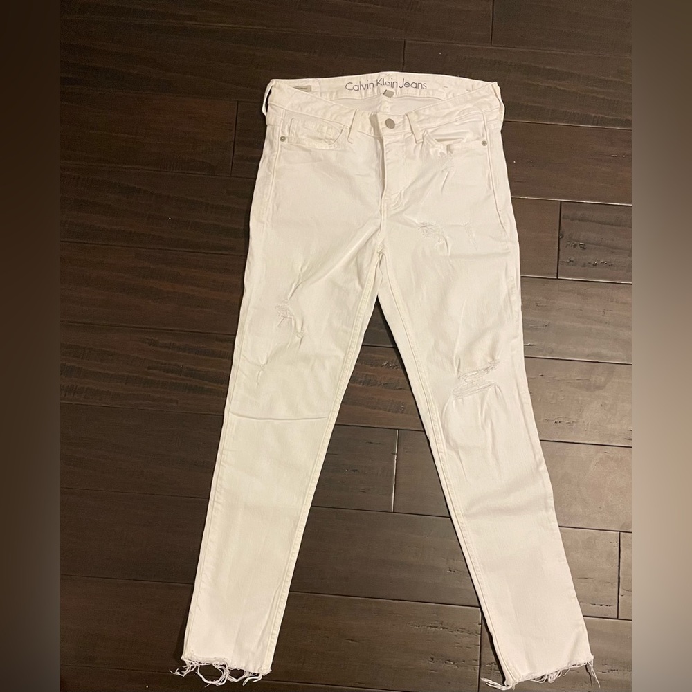 Calvin Klein ankle skinny jeans